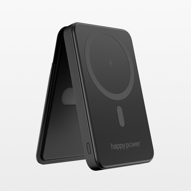 Stockholm Mobile Wallet Powerbank Black - Happy Power Nordic AS