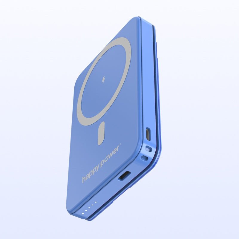 Stockholm Mobile Wallet Powerbank Blue - Happy Power Nordic AS