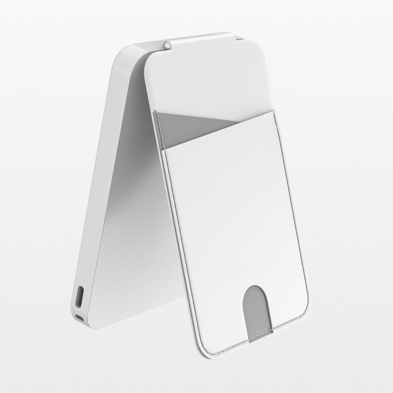 Stockholm Mobile Wallet Powerbank White - Happy Power Nordic AS