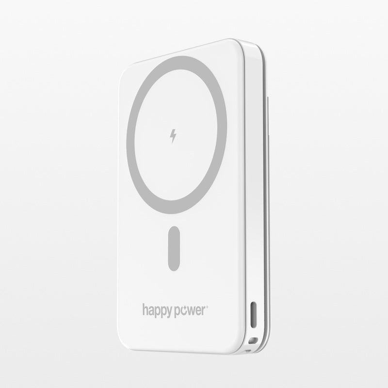 Stockholm Mobil lommebok Powerbank Hvit - Happy Power Nordisk AS