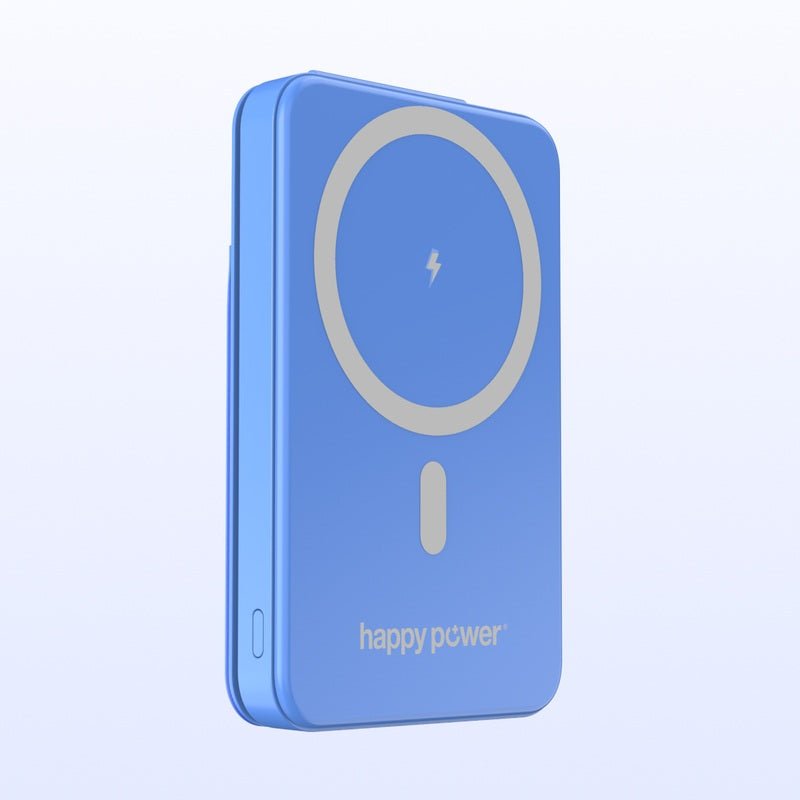 Stockholm Mobile Wallet Powerbank Blue - Happy Power Nordic AS