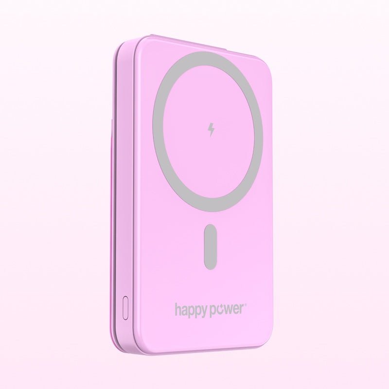 Stockholm Mobil lommebok Powerbank Rosa - Happy Power Nordisk AS