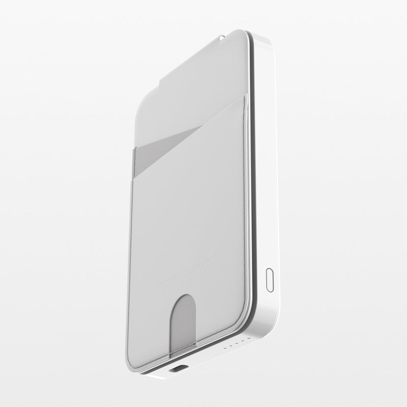 Stockholm Mobile Wallet Powerbank White - Happy Power Nordic AS